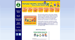 Desktop Screenshot of nationalhealthyschoolsday.org